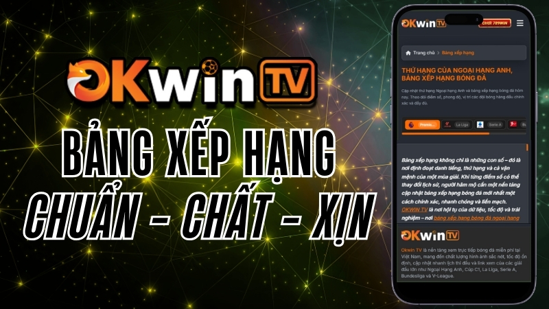 Bảng Xếp Hạng Bóng Đá Hôm Nay – Cập Nhật BXH Trực Tuyến Mới Nhất